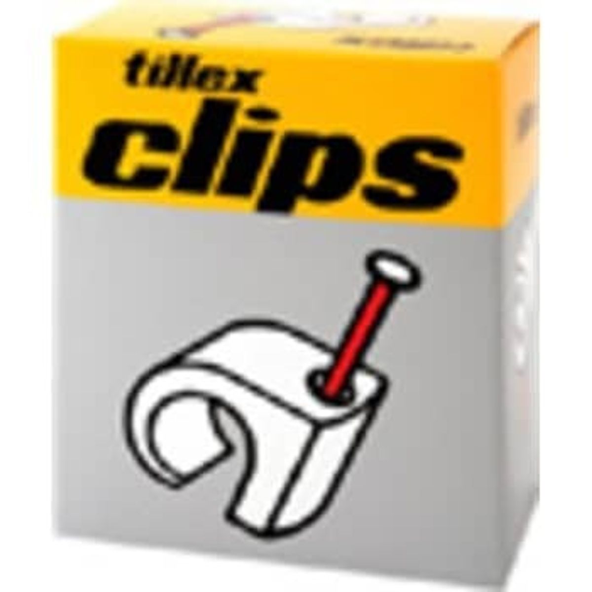 Tillex Clips 14-20/45mm-100 gr&aring; (100 stk)