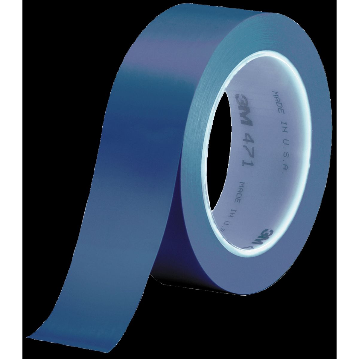 Vinyltape 471+ blå 6mm Ã 32m