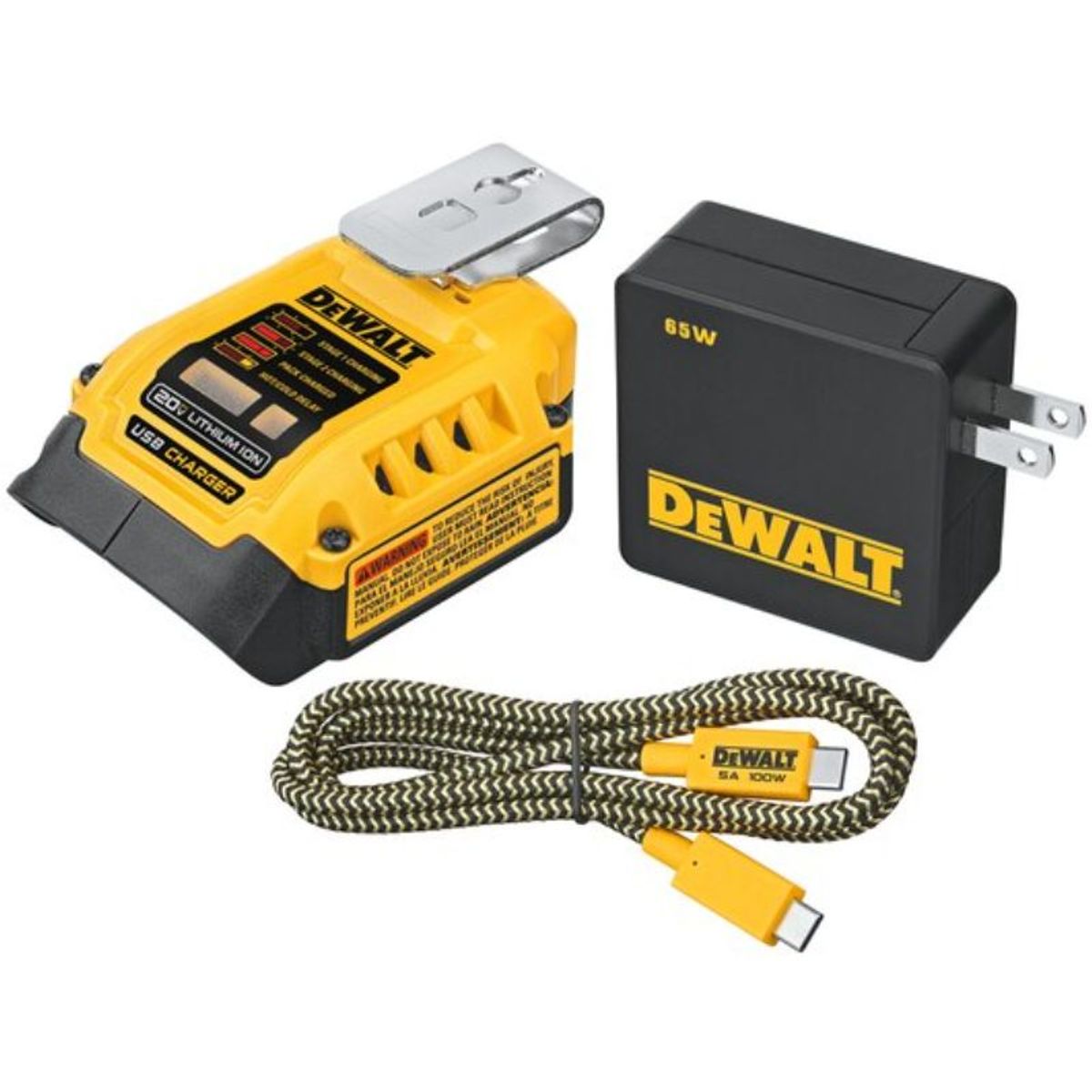 Dewalt USB lader kit