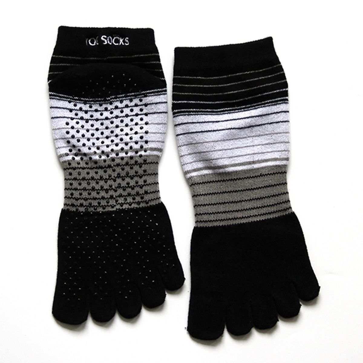 Toe Socks Footer (Stripe - L)