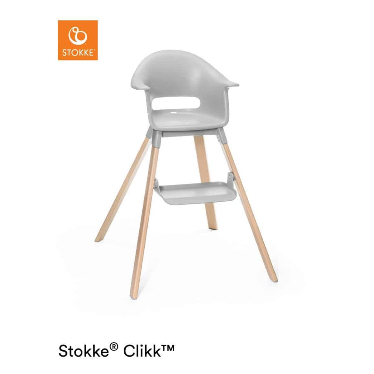 Stokke ® Clikkâ¢ Højstol - Cloud Grey