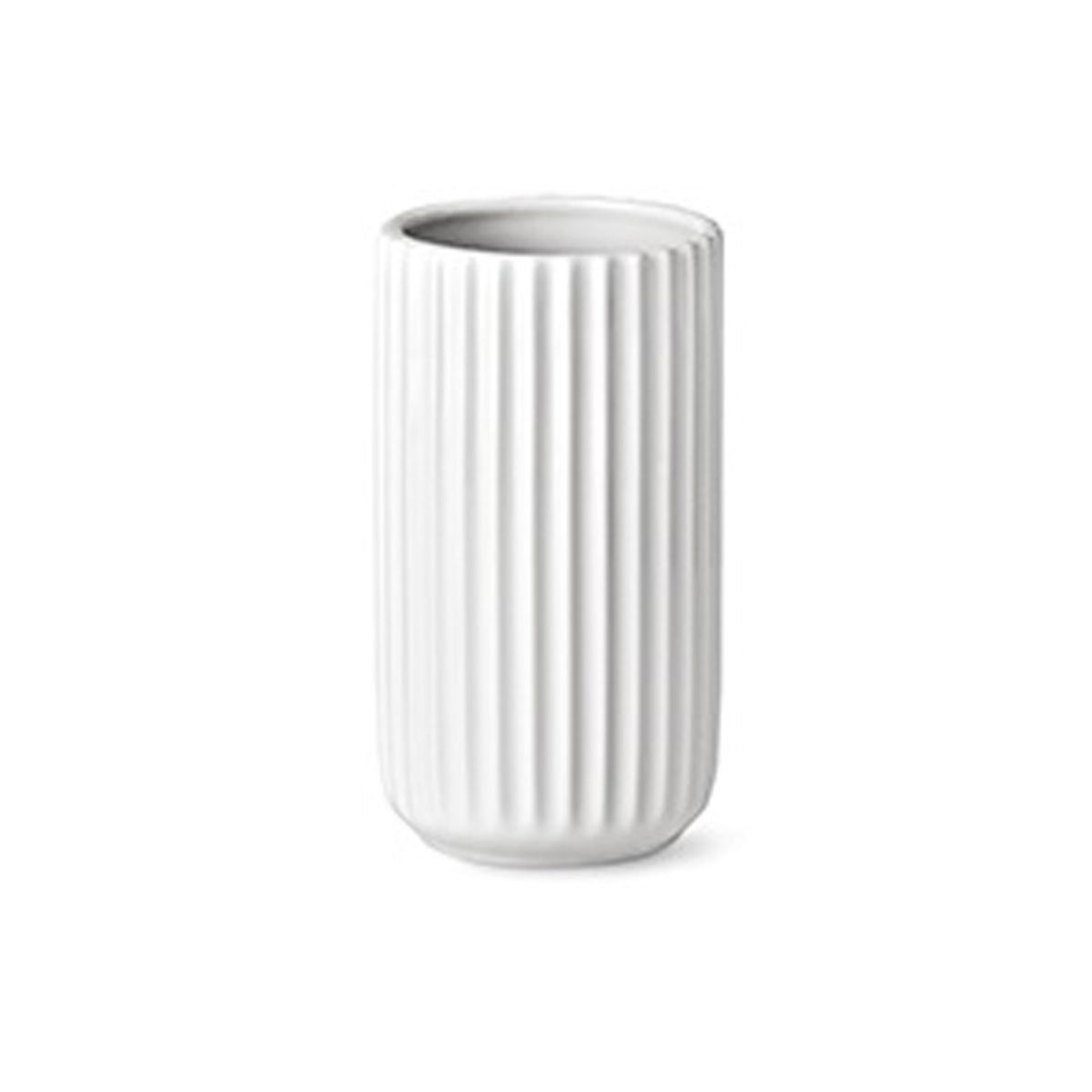 Lyngby Vase - 15 cm - hvid porcelæn