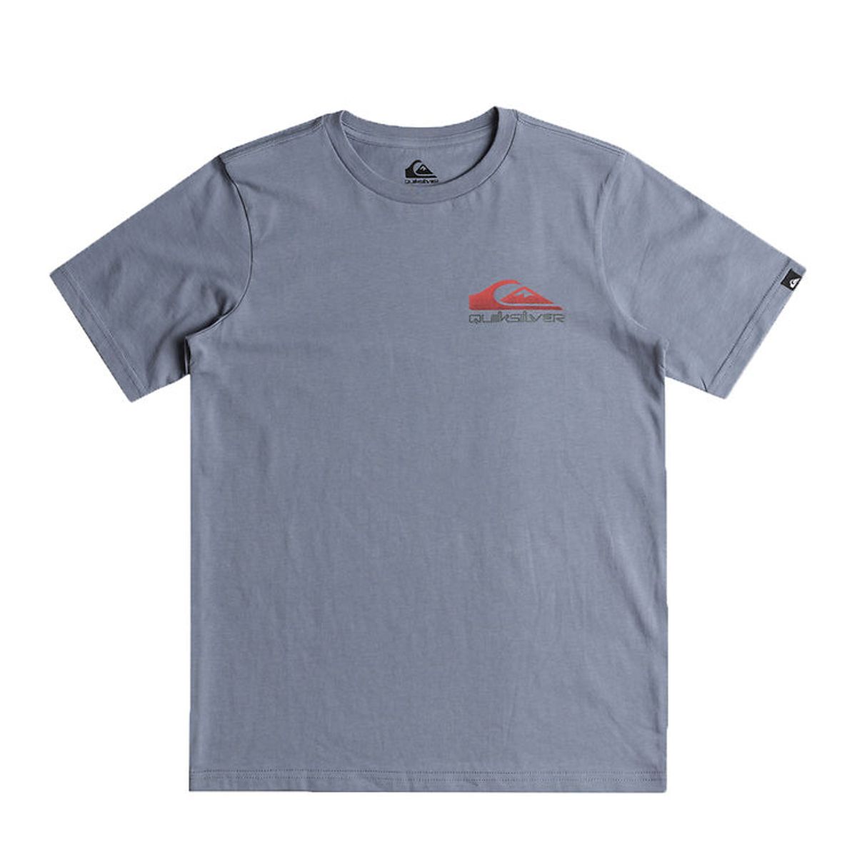 Quiksilver T-Shirt - Omni Wave - Støvet Blå m. Rød