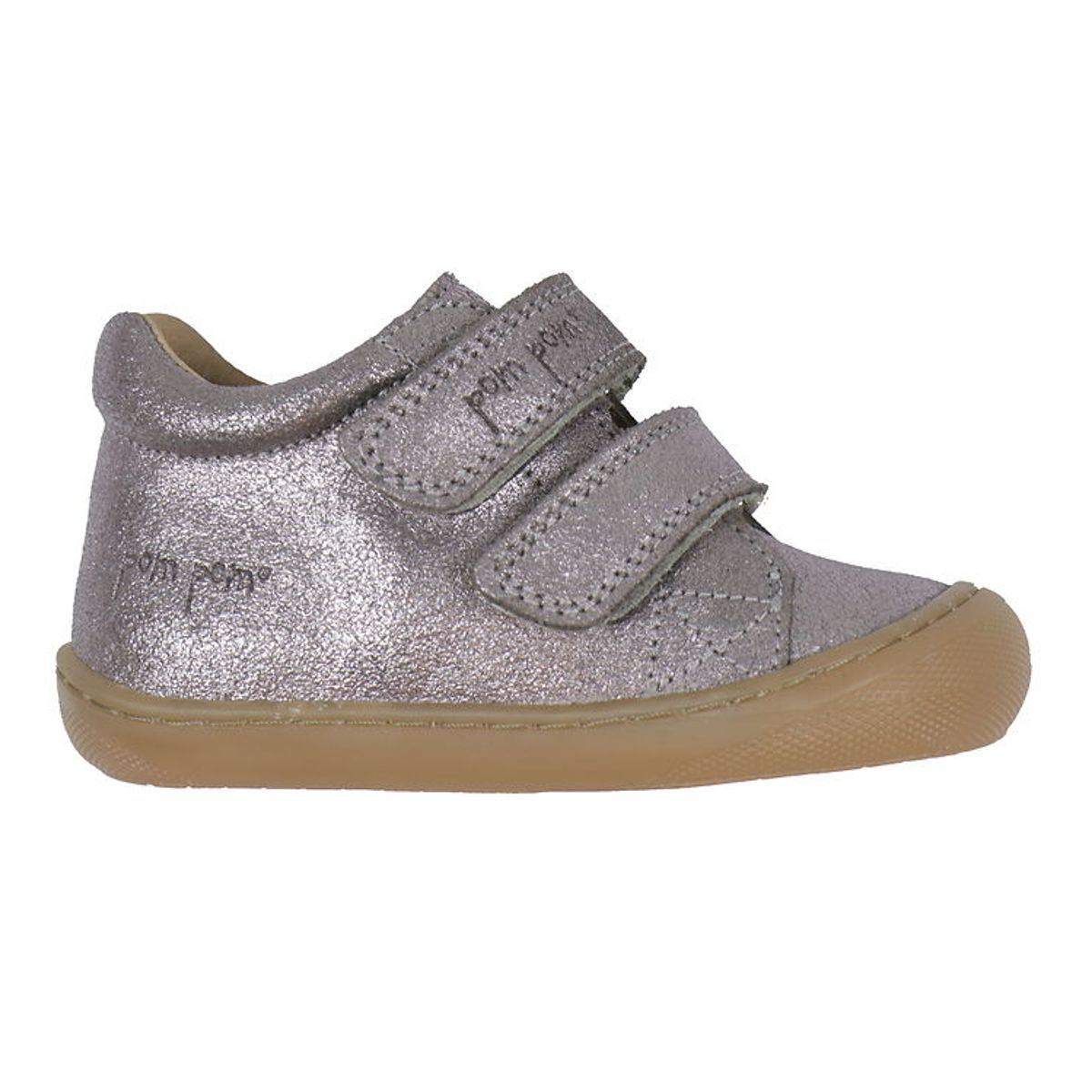 Pom Pom Begyndersko - First Sport Velcro - Dark Rose Glitter