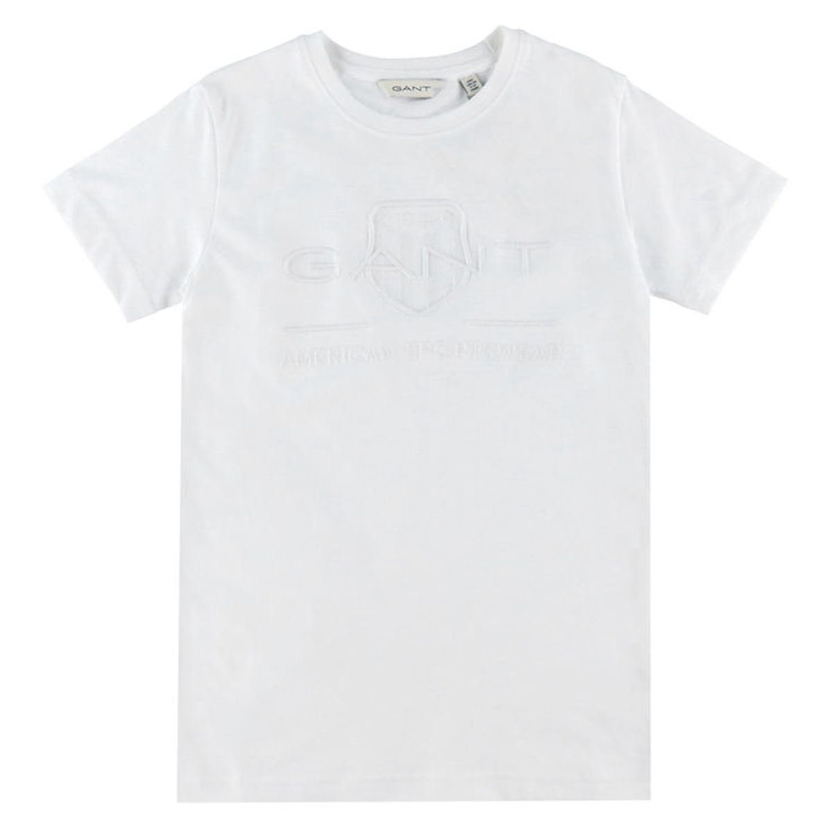 GANT T-shirt - Tonal - Hvid