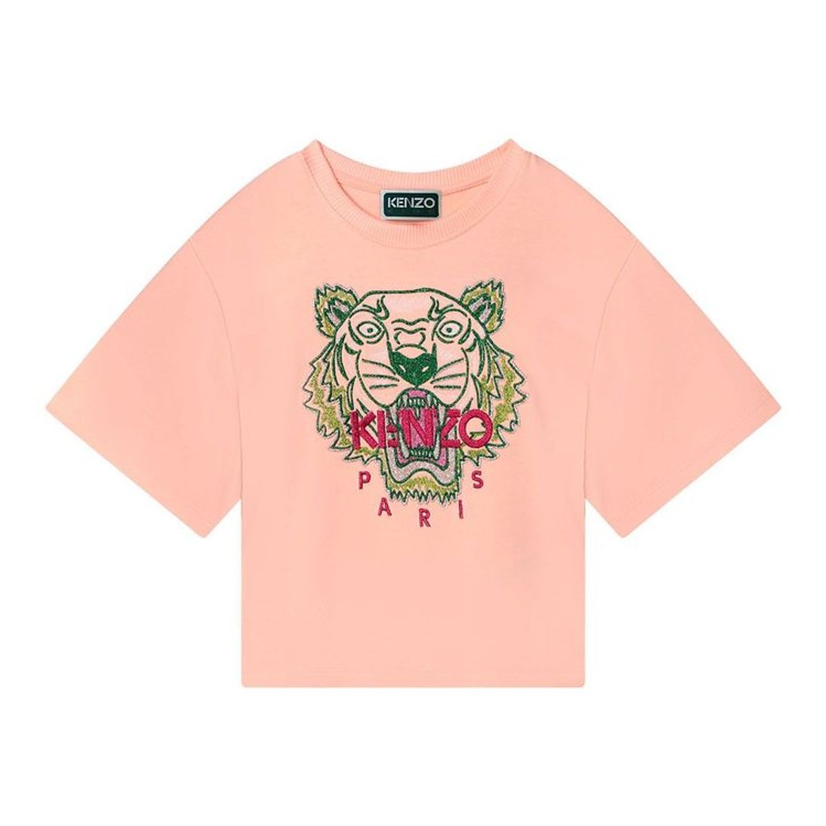 Kenzo T-shirt - Rosa m. Tiger