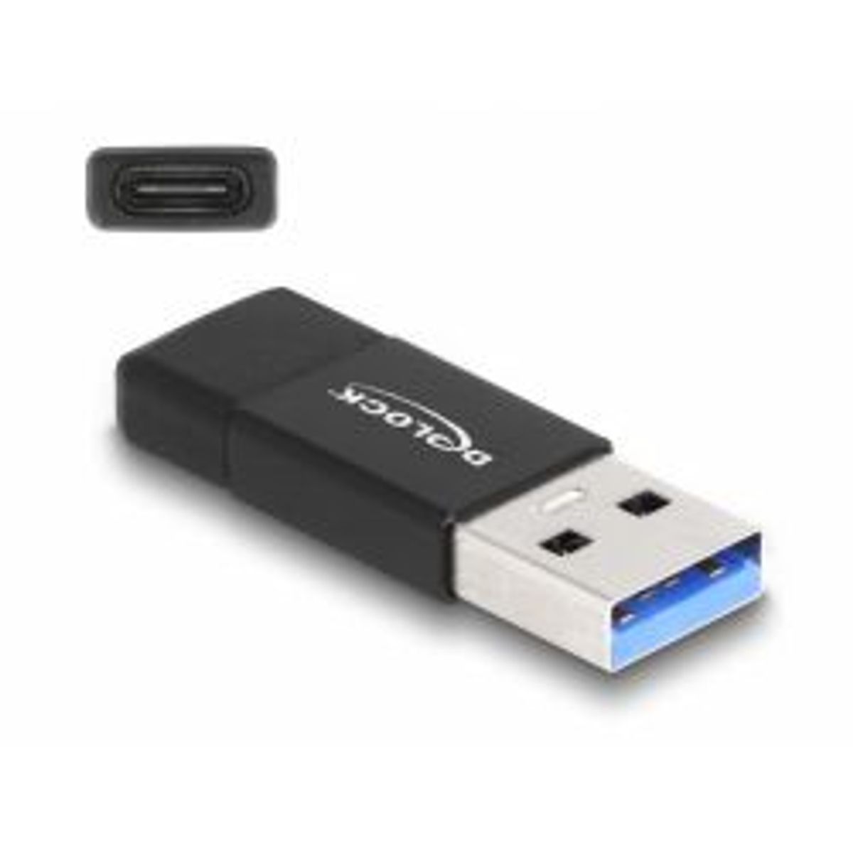 Delock Usb 3.2 Gen 2 Adapter Usb Type-a Male To Usb Type-c Active