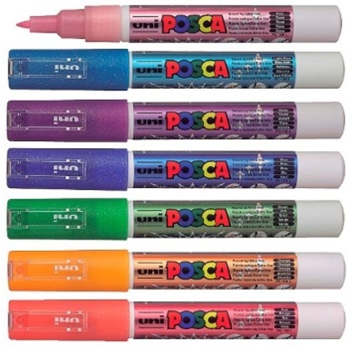 POSCA PC-3ML light blue glitter