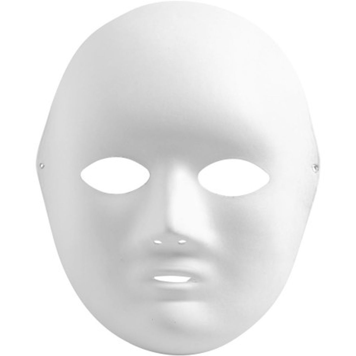 Helmaske, H: 22 cm, B: 17 cm, hvid, 10 stk./ 1 pk.