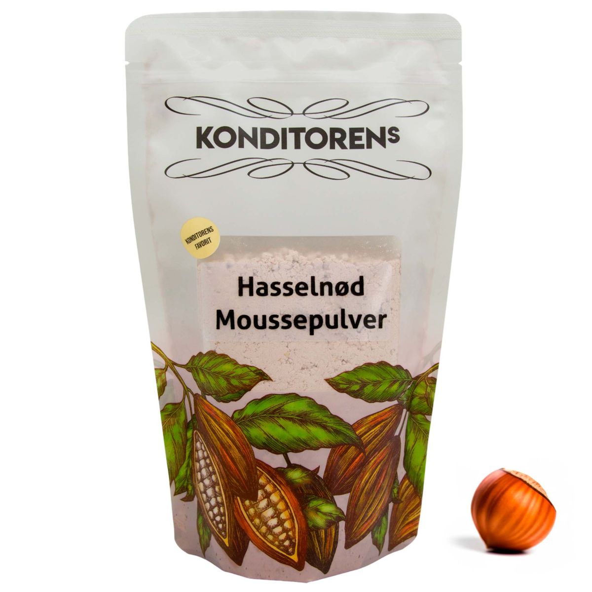 Konditorens - Hasselnød Moussepulver, 500g