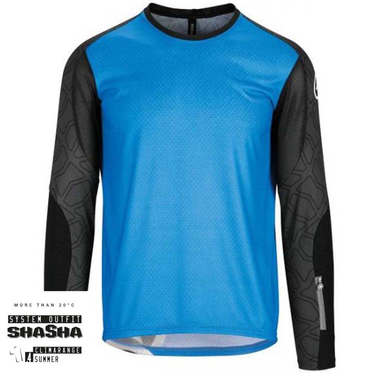 Assos Trail LS Jersey, Blå