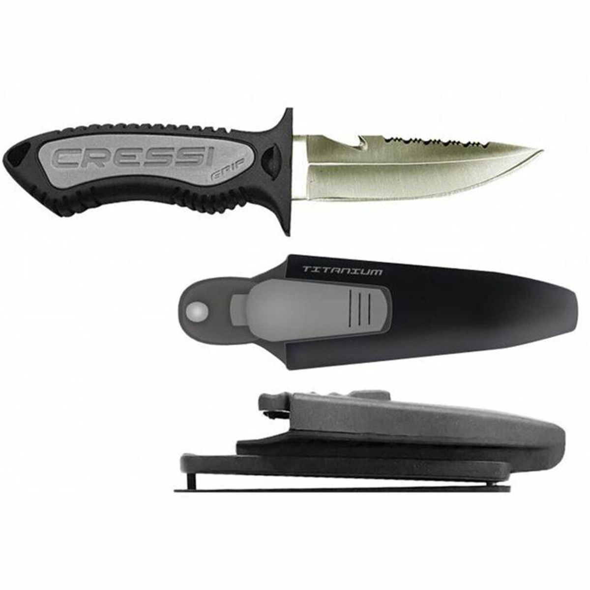 Kniv Cressi-Sub Grip Sort