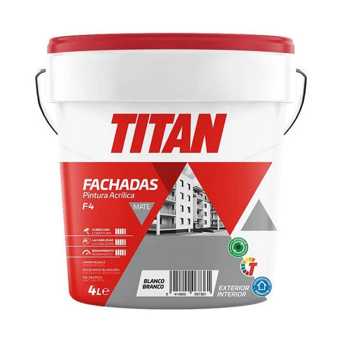 Maling Titan 125670004 Hvid 4 L