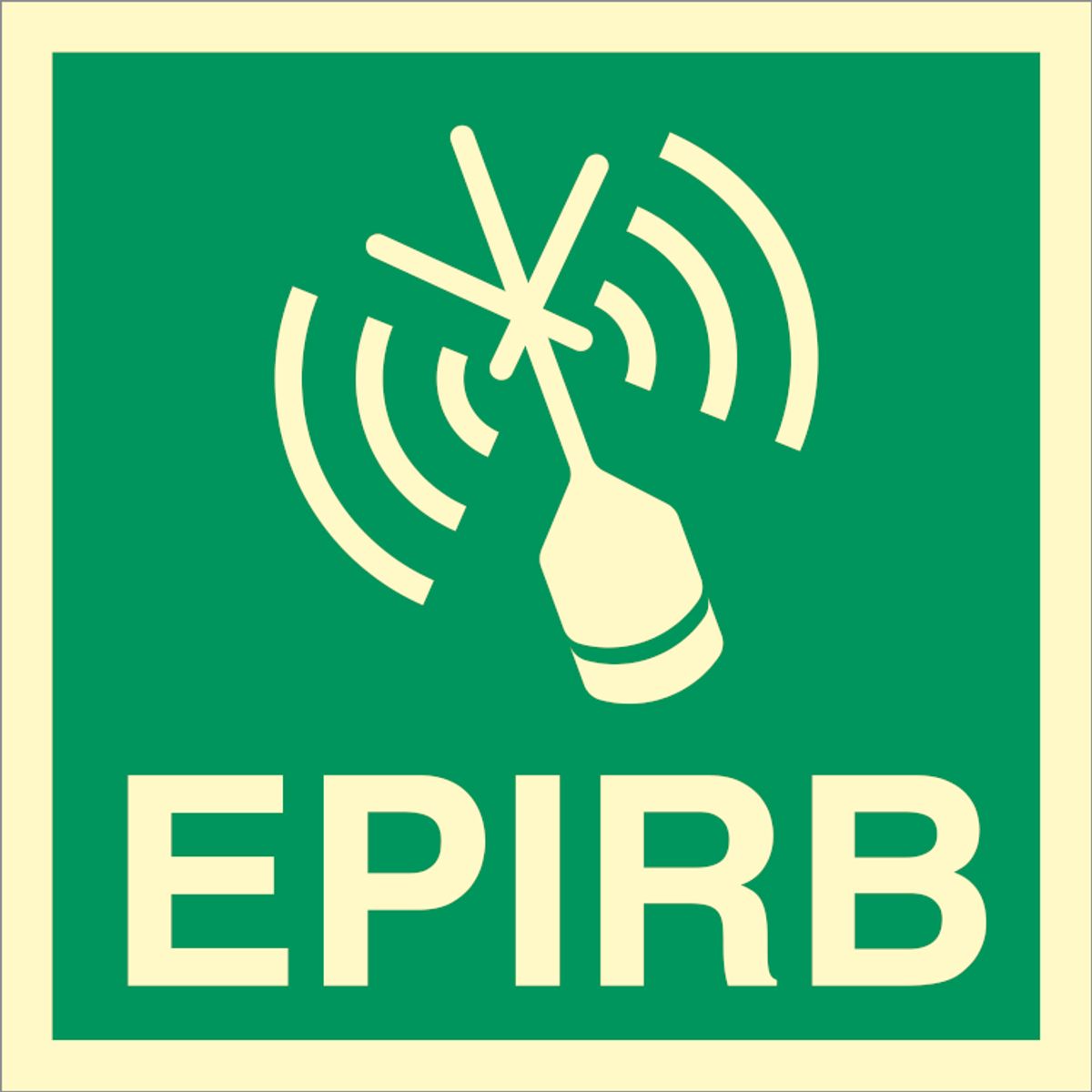 IMO sign - EPIRB