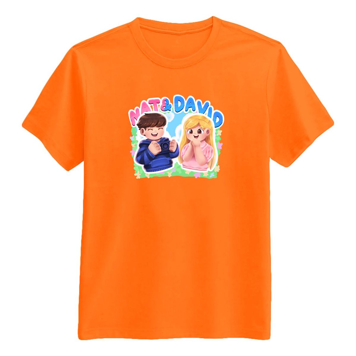 Nat&David Tee - Orange | Medium