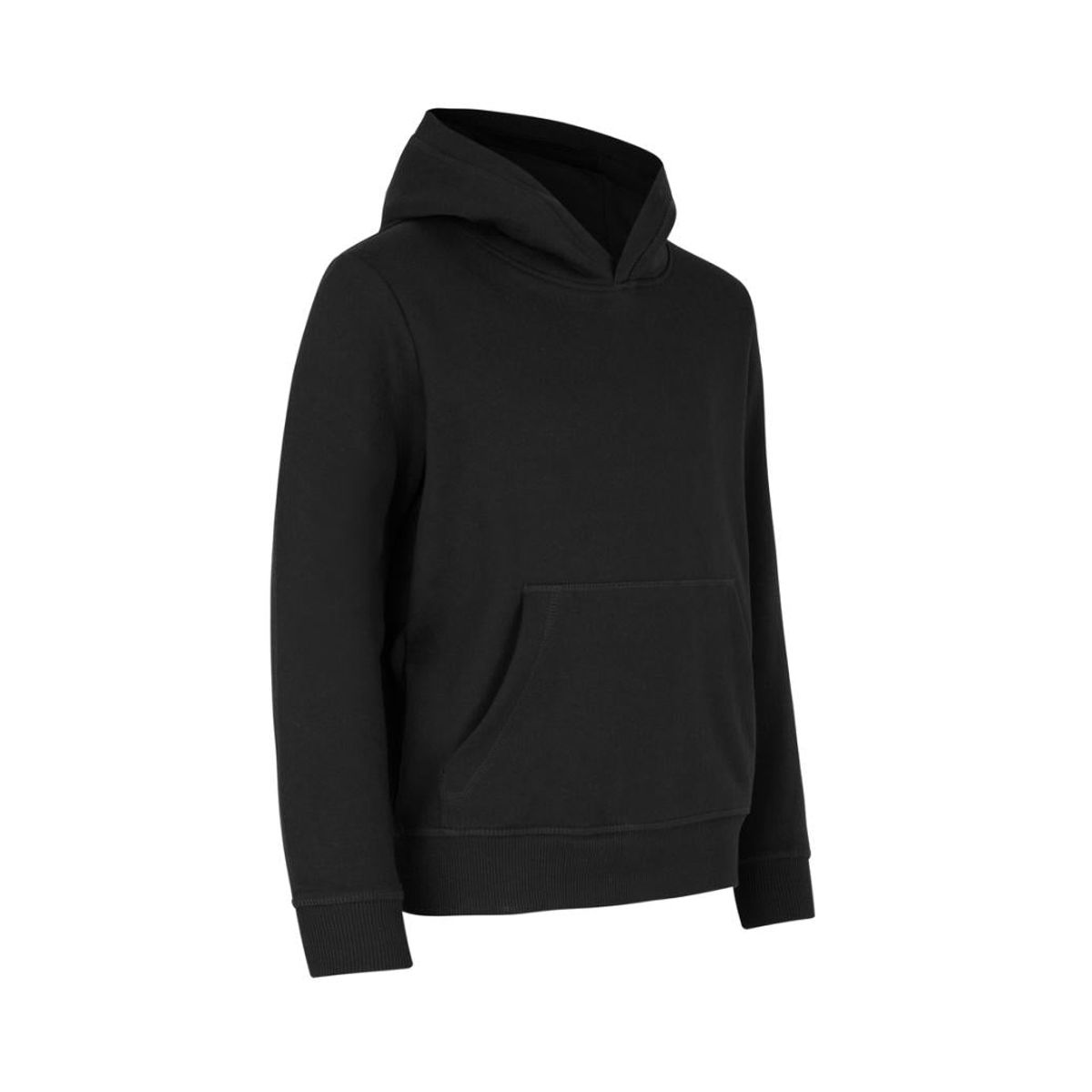 Plain Hoodie - Sort | 8-10