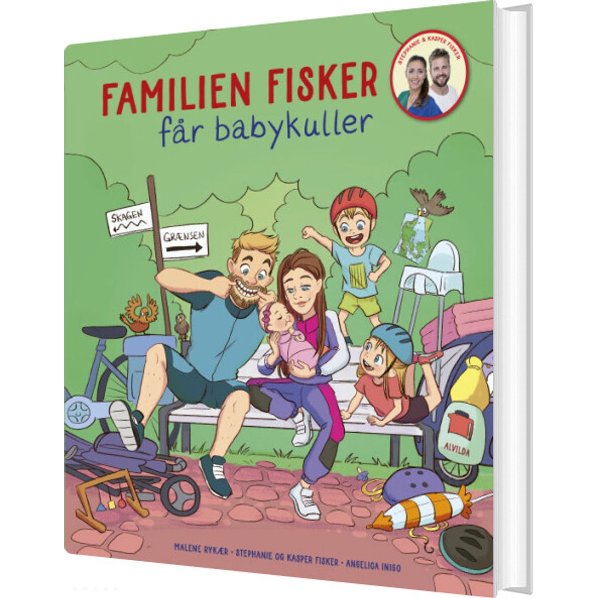 Familien Fisker Får Baby-kuller - Malene Rykær - Bog