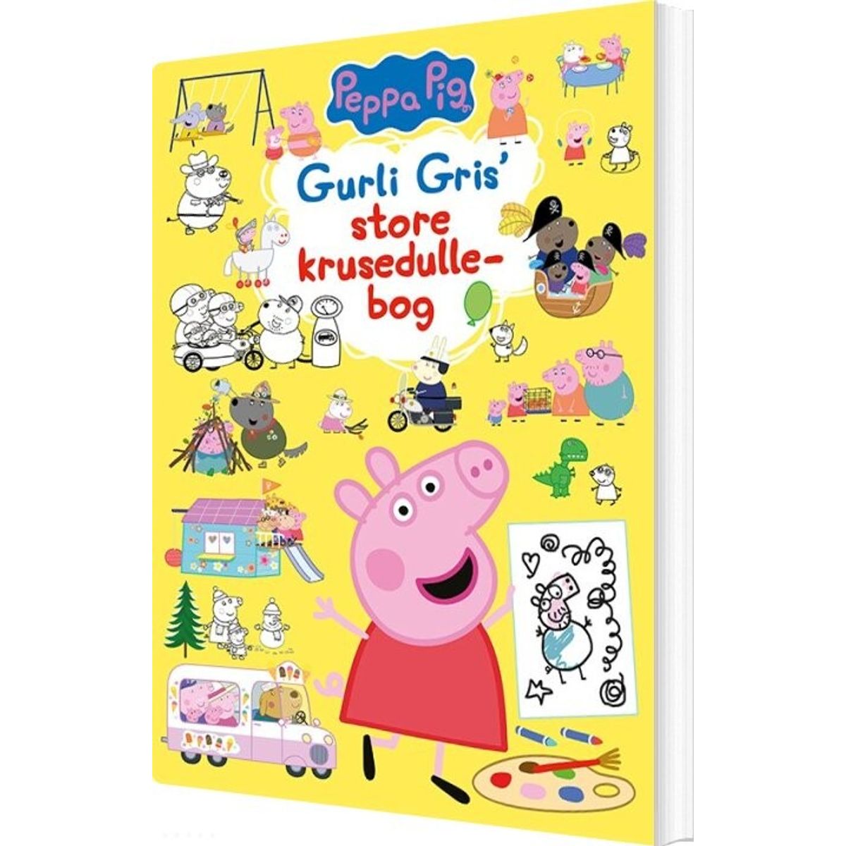 Peppa Pig - Gurli Gris Store Krusedullebog - Diverse - Bog