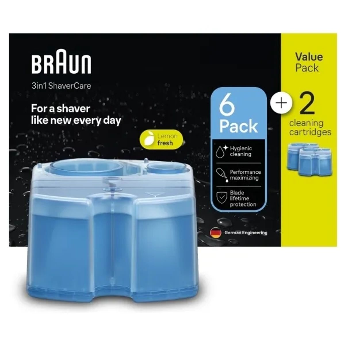 Braun CCR6+2 Rensevæske 3i1 ShaverCare