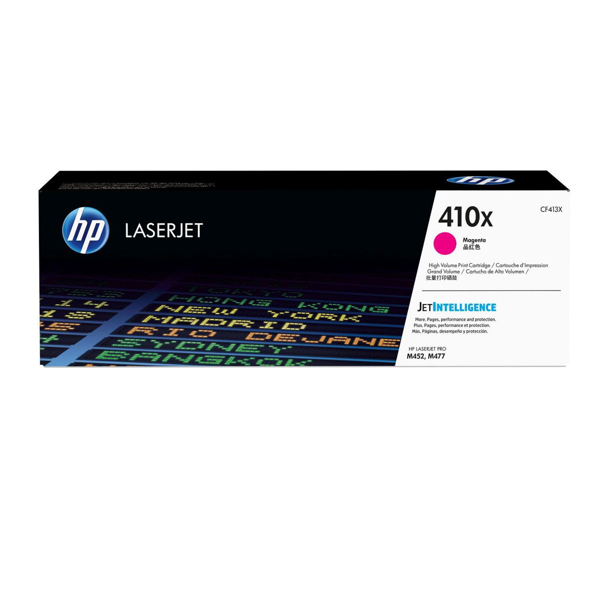 HP 410X CF413X Magenta Lasertoner, 5.000 sider