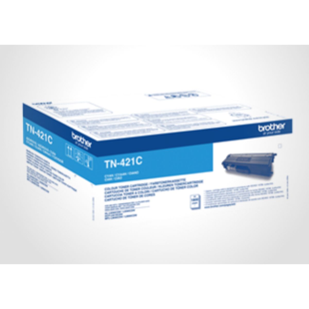 Brother TN-421C Cyan Lasertoner, 1.800 sider