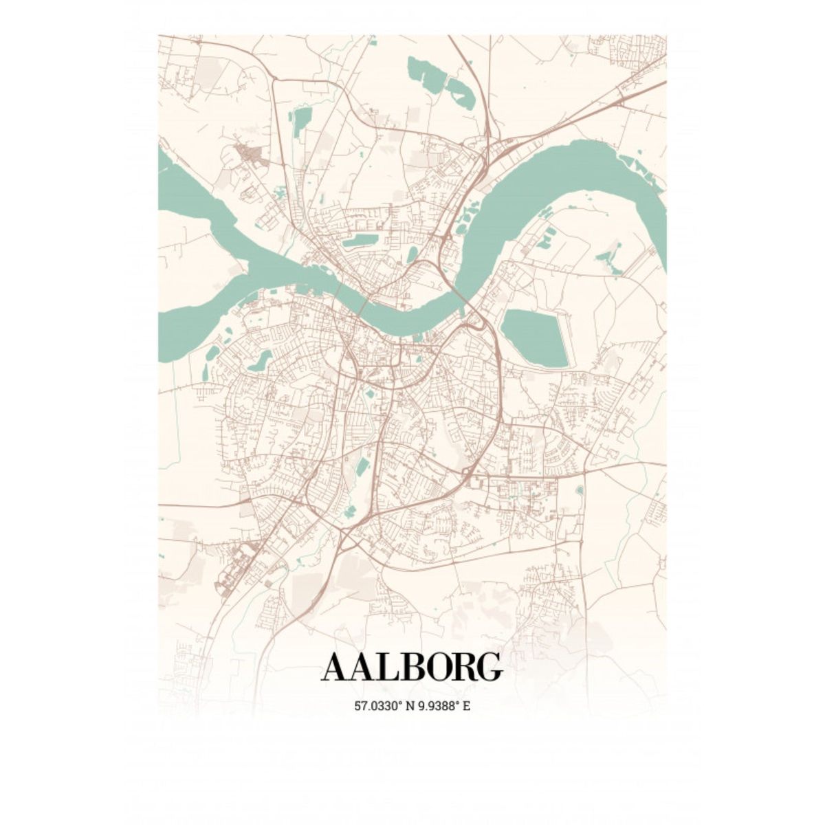 Aalborg 30x42 cm (A3)