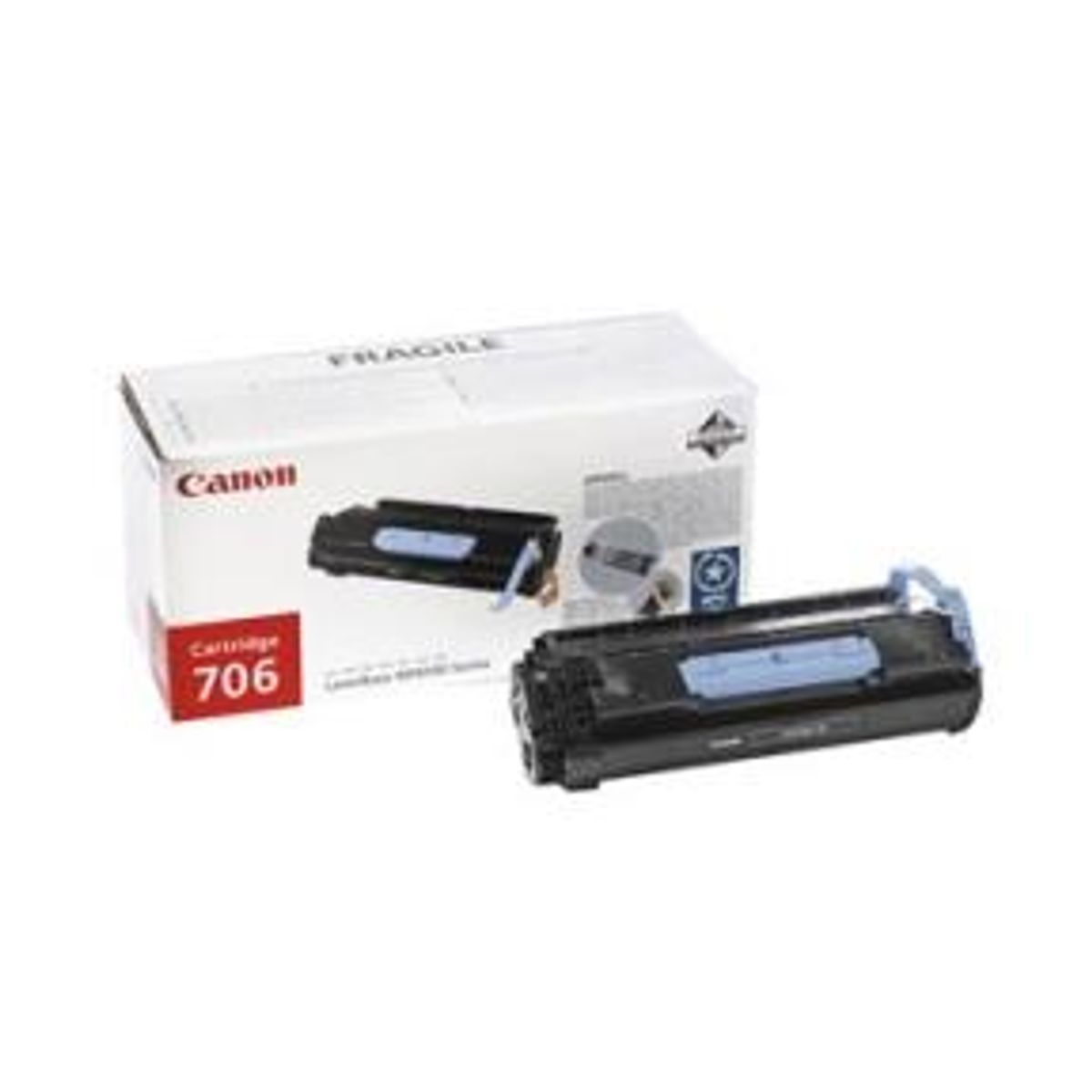 Sort lasertoner 706BK - Canon - 5.000 sider.