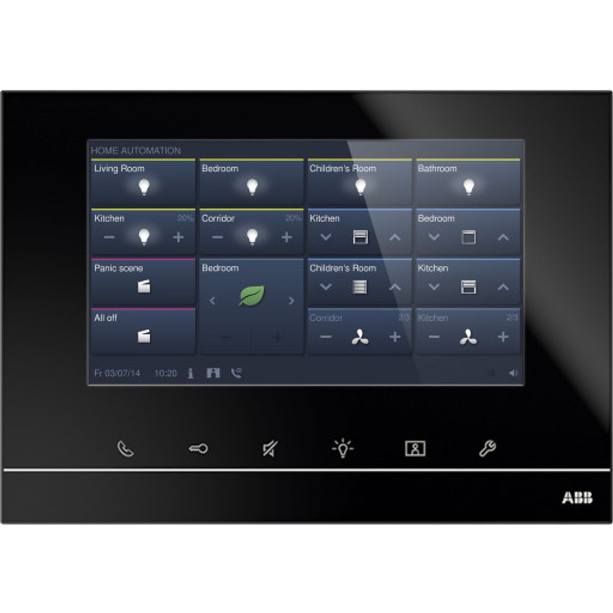 ABB free-homeTouch 7" Sort DP7-S-625