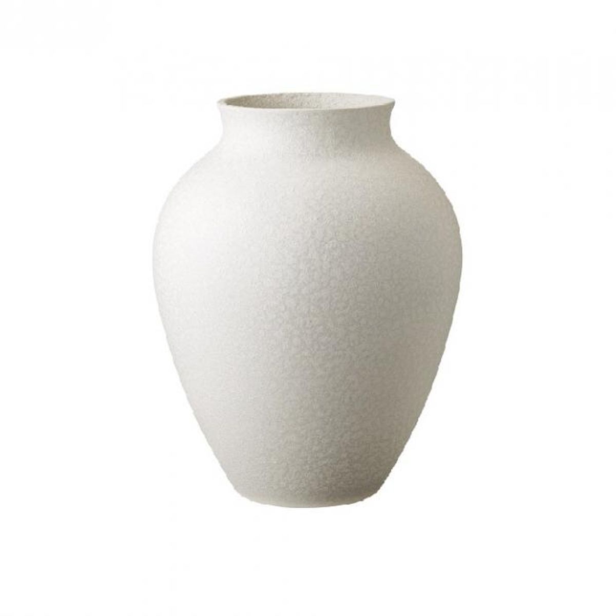 Knabstrup - , vase, hvid, 20 cm