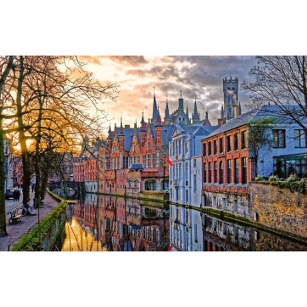 Fototapet - Canals Of Bruges