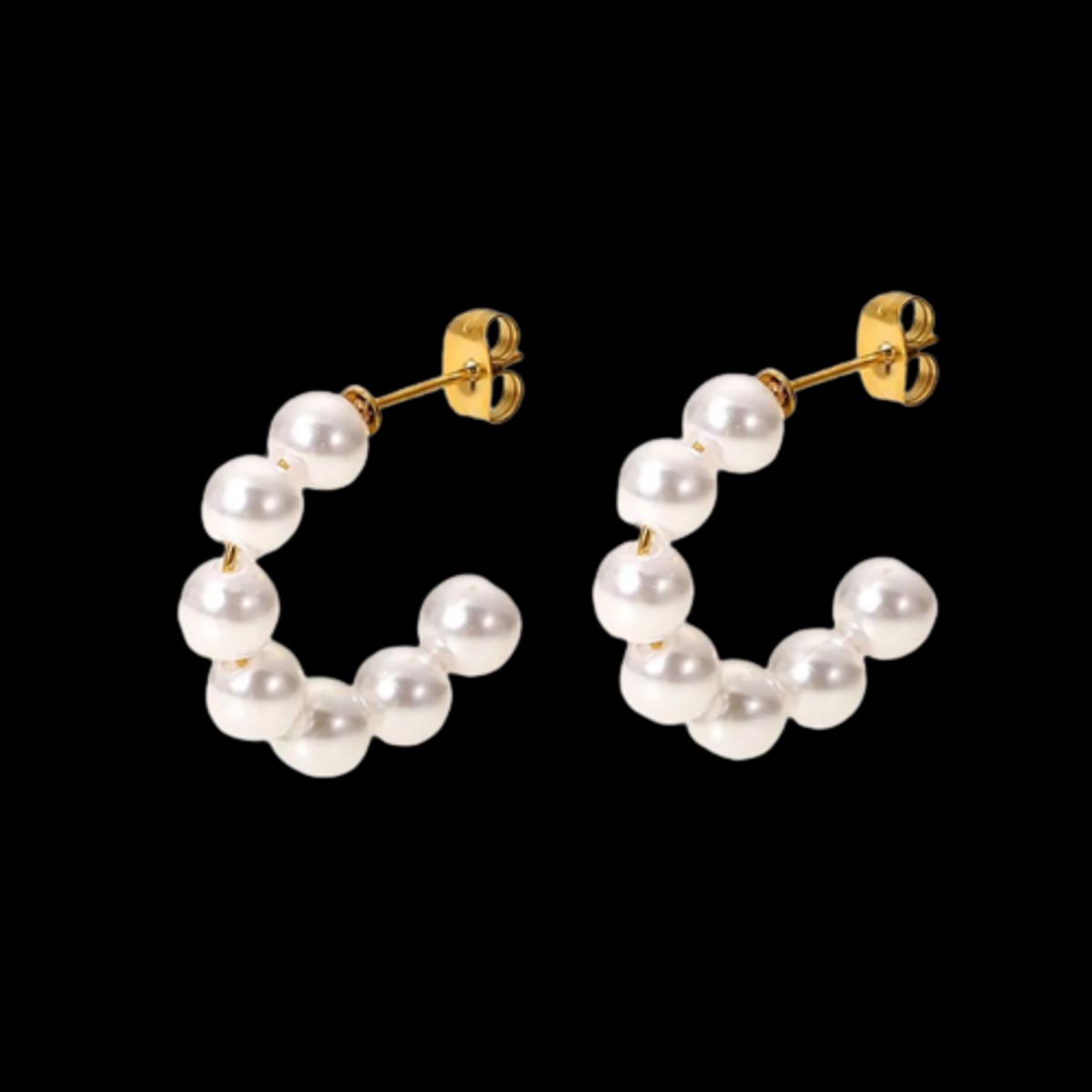 Pearl Hoops