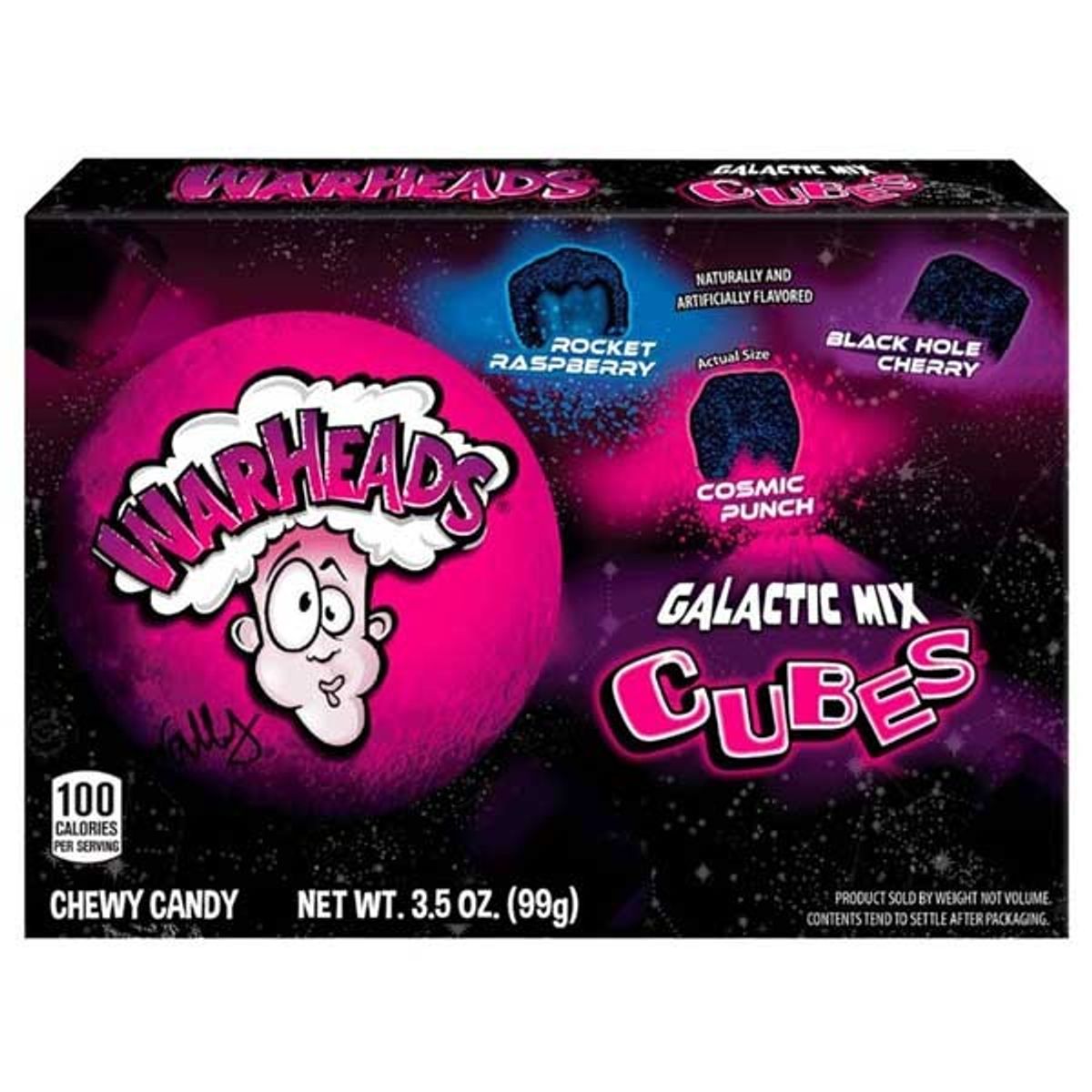 Warheads Galactic Mix Cubes